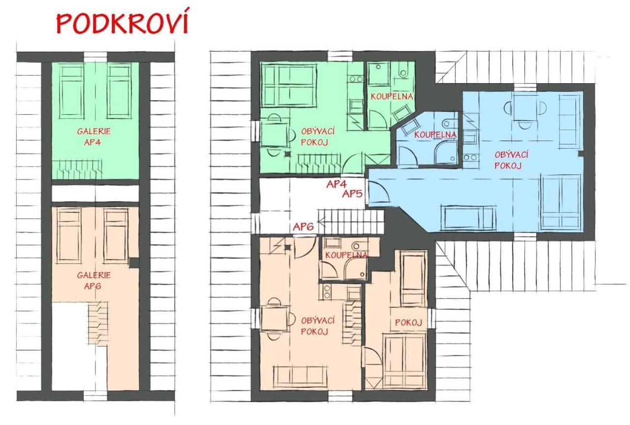 Apartmány U Muzea Horni Blatna Exterior foto